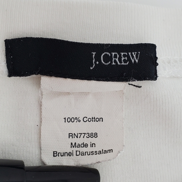 J.CREW- White T-Shirt- Women's- Size Large - Picture 2 of 9